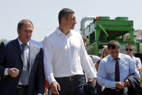Vitaliy Klichko and Vladimir Shandra