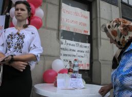 Акція біля Апеляційного суду Львівської області