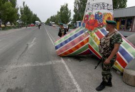 Blockstation in Novoazovsk city