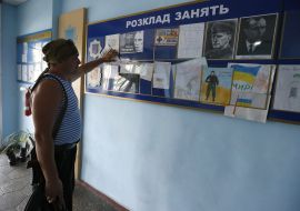 Soldier of volunteer battalion "Aydar"