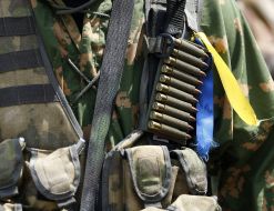 Soldier of volunteer battalion "Aydar"