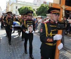 Церемонія прощання із загиблими під Зеленопіллям військовими