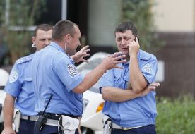 Participants of motocross