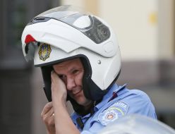 Participant of motocross