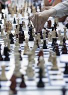 Session of simultaneous chess