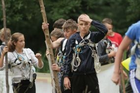 Учасники Всеукраїнського збору «Джура-2014: Хортиця»