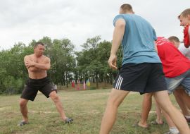 Учасники Всеукраїнського збору «Джура-2014: Хортиця»