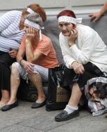 Ukrainian farmers on a hunger strike