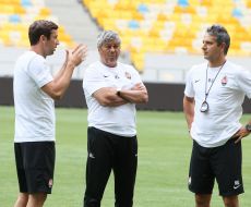 Mircea Lucescu and Darijo Srna