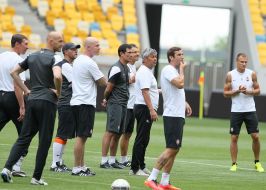 Mircea Lucescu and Darijo Srna