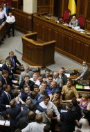 A fight between the deputies