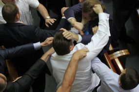 Fight in Parliament