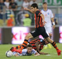 Playing moment of the match