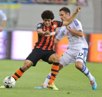 Playing moment of the match