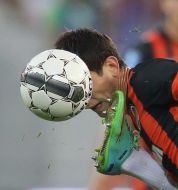 Playing moment of the match