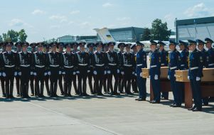 Farewell ceremony with the bodies of dead passengers of the aircraft "Boeing 777"