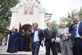 Nikolay Tomenko, Leonid Kadeniuk and Vasiliy Kremin