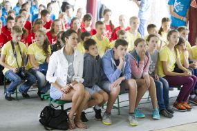 Natalia Klitschko and Yegor-Daniel Klitschko