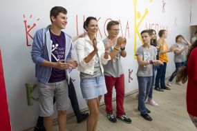 Natalia Klitschko and Yegor-Daniel Klitschko