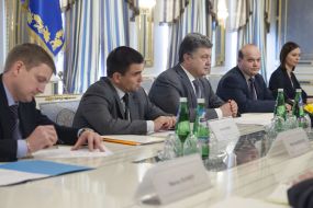 Petr Poroshenko and Pavel Klimkin