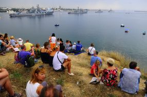 Репетиция парада кораблей