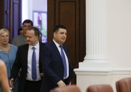 Vladimir Groysman and Ostap Semerak