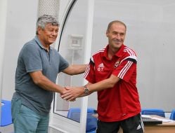 Mircea Lucescu and Oleg Taran