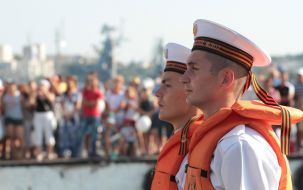 The sailors of the Black Sea Fleet