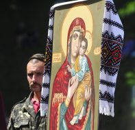 Prayer service at St. Vladimir's Hill