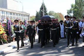 Farewell ceremony with the Mayor Kremenchug Oleg Babaev