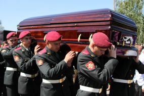 Farewell ceremony with the Mayor Kremenchug Oleg Babaev