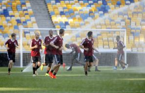 Training  of FC "Copenhagen" (Denmark)