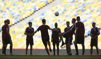 Training  of FC "Copenhagen" (Denmark)