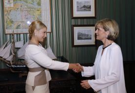 Yuliya Timoshenko and Julia Bishop