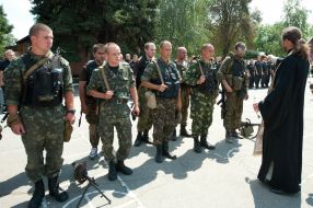 Soldiers of special forces "Cheetah"