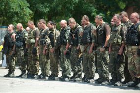 Soldiers of special forces "Cheetah"