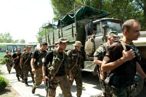 Soldiers of special forces "Cheetah"