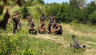 Demonstration of robot-sapper