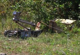 Demonstration of robot-sapper