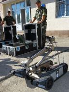 Demonstration of robot-sapper