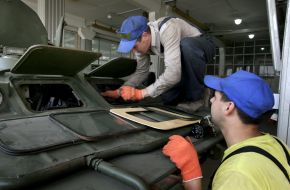 Work to strengthen the armor BTR