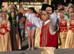 Participants of folk ensemble