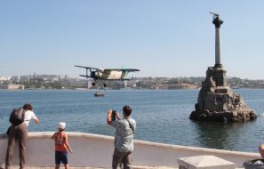 Celebrating the Day of airborne forces in Sevastopol