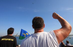 Celebrating the Day of airborne forces in Sevastopol