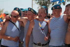Celebrating the Day of airborne forces in Sevastopol