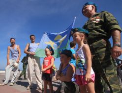 Celebrating the Day of airborne forces in Sevastopol