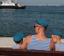 Celebrating the Day of airborne forces in Sevastopol