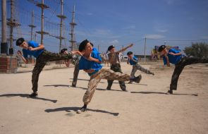 Celebrating the Day of airborne forces in Sevastopol