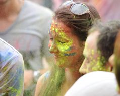 Girl of the colors festival