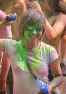 Girl of the colors festival